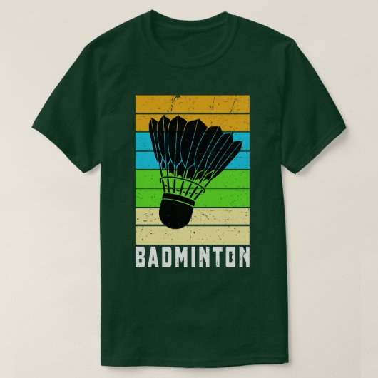 Vintag Badminton T-Shirt (Design vorne)