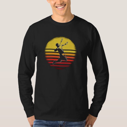 Vintag Badminton T-Shirt (Vorderseite)