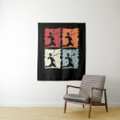 Vintag Badminton Wandteppich (Beispiel)