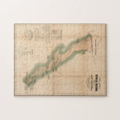 Vintag Baja California Postal Map (1904) Puzzle (Horizontal)