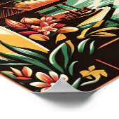 Vintag Bali Travel Poster (Ecke)