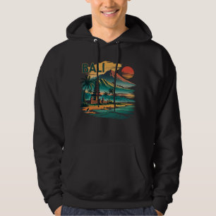 Vintag Bali Travel - Sunset Beach & Temple Hoodie
