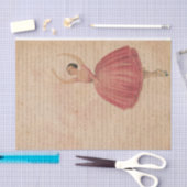 Vintag Ballet Dancer Seidenpapier (Handwerk)