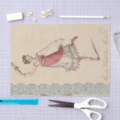 Vintag Ballet Dancer Seidenpapier (Handwerk)