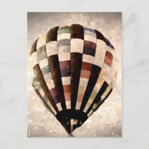 Vintag Balloon Postcard Postkarte