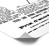 Vintag Balloons Poster (Ecke)