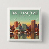 Vintag Baltimore Maryland Button (Vorderseite)
