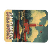 Vintag Baltimore Maryland Magnet (Horizontal)