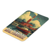 Vintag Baltimore Maryland Magnet (Linke Seite)