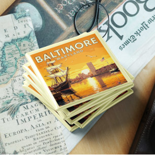 Vintag Baltimore Maryland Magnet