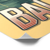 Vintag Baltimore Maryland Poster (Ecke)