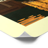 Vintag Baltimore Maryland Poster (Ecke)