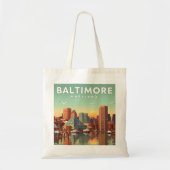 Vintag Baltimore Maryland Tragetasche (Vorne)
