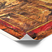 Vintag Baltimore Schienenpresse Druckschrift Poster (Ecke)