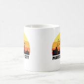 Vintag Baltimore Skyline Kaffeetasse (Mittel)