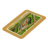 Vintag Baltimore Stadion Maryland Magnet (Linke Seite)