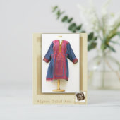Vintag Baluchi Dress Postkarte (Stehend Vorderseite)
