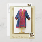 Vintag Baluchi Dress Postkarte (Vorne/Hinten)