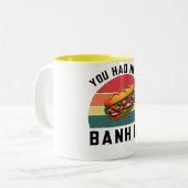 Vintag Banh Mi Vietnamese Sandwich Tasse (Vorderseite Links)