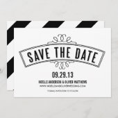 VINTAG BANNER | ANKÜNDIGUNG DATUM FREIHALTEN (Vorne/Hinten)