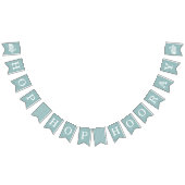 Vintag Banner für Osterhasen - Aquamarin (Alle)