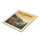 Vintag Bar Harbor Maine Fliese (Seite)