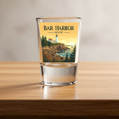 Vintag Bar Harbor Maine Schnapsglas