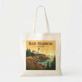 Vintag Bar Harbor Maine Tragetasche (Vorne)
