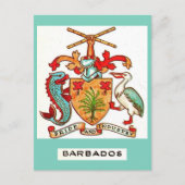 Vintag Barbados Postcard Postkarte (Vorderseite)