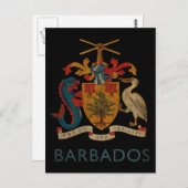 Vintag Barbados Postkarte (Vorne/Hinten)