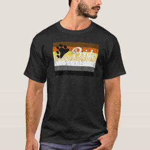 Vintag Bärenbruderschaft Gay Pride Regenbogen Wort T-Shirt