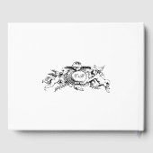 Vintag Barock Rokoko Cherubs Border Gästebuch (Rückseite)