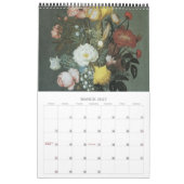 Vintag Barock Stillleben Blume Kunst, Dichtung und Kalender (Mär 2027)