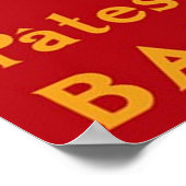 Vintag Baroni Pasta Werbung Poster (Ecke)