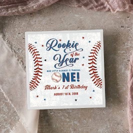 Vintag Baseball 1. Geburtstag Party Napkins Serviette