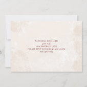 Vintag Baseball All Star Birthday Einfaches Party Einladung (Rückseite)