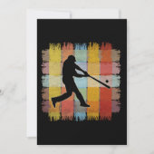 Vintag Baseball Einladung (Vorderseite)