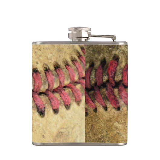 Vintag Baseball Flachmann (Rückseite)