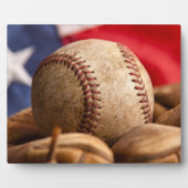 Vintag Baseball Fotoplatte (Vorderseite)