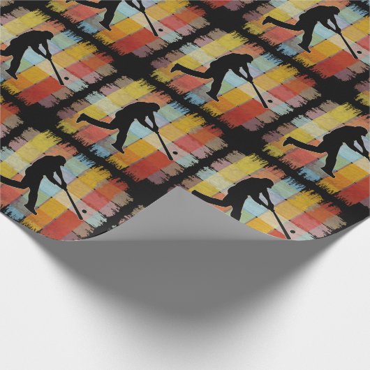 Vintag Baseball Geschenkpapier (Ecke)