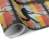 Vintag Baseball Geschenkpapier (Rolleneckpunkt)