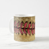 Vintag Baseball Kaffeetasse (Vorderseite Links)