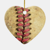 Vintag Baseball Keramik Ornament (Hinten)