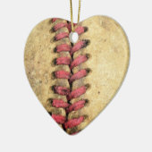 Vintag Baseball Keramik Ornament (Links)