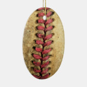 Vintag Baseball Keramik Ornament (Rechts)