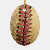 Vintag Baseball Keramik Ornament (Vorne)