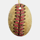 Vintag Baseball Keramik Ornament (Hinten)