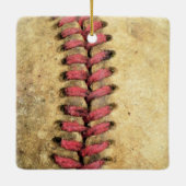 Vintag Baseball Keramikornament (Rückseite)