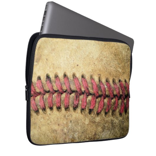 Vintag Baseball Laptopschutzhülle (Vorne Rechts)