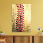 Vintag Baseball Leinwanddruck (Insitu (Wohnzimmer))